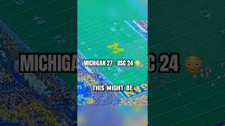 The Michigan Wolverines just Beat USC with THIS Play football news sports college [upl. by Cataldo]