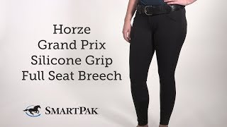 Horze Grand Prix Silicone Grip Full Seat Breech Review [upl. by Gemma173]