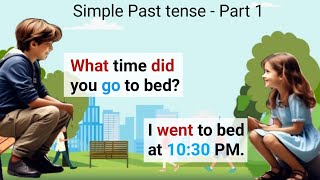 English Conversation Practice  Simple Past Tense  Part  1  English Speaking practice [upl. by Gimpel]