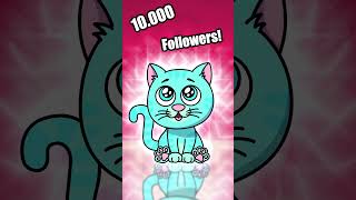 10K Followers Thanks Friends 🎉 Gatto Miao 🐱 [upl. by Cleopatra]