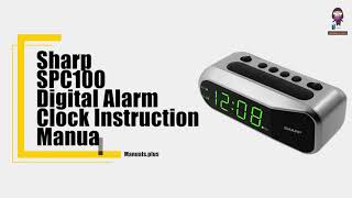 Sharp SPC100 Digital Alarm Clock Setup amp User Guide [upl. by Marmawke]