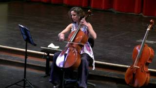 Bach Cello Suite No 1 in G major BWV 1007 16 Prelude Josephine van Lier [upl. by Doraj]