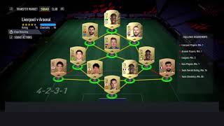 FIFA 22 SBC  MARQUEE MATCHUPS  Liverpool V Arsenal  NO LOYALTY CHEAP [upl. by Sesom243]