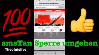 Sparkasse smsTan Sperre umgehen [upl. by Novyat796]