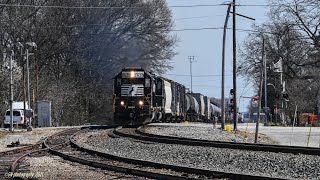 NS A mixed freight train in Greer SC [upl. by Selma]