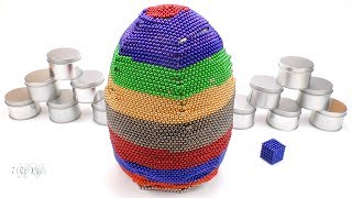 Huge Magnetic Balls Surprise Egg Toys Trolls [upl. by Ranger882]