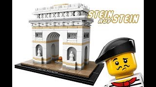 LEGO Architecture Arc de TriompheTriumphbogen Set 21036  LEGO Speed build [upl. by Titos336]