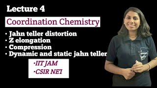 lec 4 Jahn teller distortion iitjam chemistry coordination inorganicchemistry [upl. by Celisse]