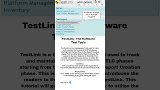 TestLink– The Software Test Tools  E2 [upl. by Jurdi]