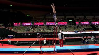 MELNIKOVA Angelina RGF  2021 Artistic Worlds Kitakyushu JPN  Qualifications Uneven Bars [upl. by Nomra265]