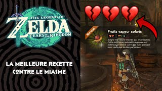 La meilleure recette contre le miasme   ZELDA  TEARS OF THE KINGDOM [upl. by Trevlac220]