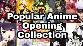 Popular Anime Openings Playlist  Best Anime Song Collection [upl. by Anirda]