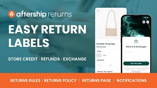 AfterShip Returns  Simplify your return process in few simple steps [upl. by Zola457]