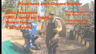 Powerhorse Wood Chipper Shredder 420cc 4 inch capacity review after 1 year of use [upl. by Lemaj]