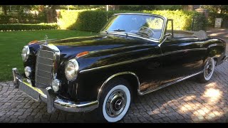 Restoration Mercedes 220S Convertible 1958 [upl. by Ettenirt]