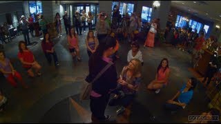 Surprise Flash Mob Wedding Proposal by Dance Austin Studio  MicBergsma [upl. by Nairam586]