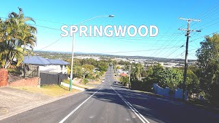 4K Driving Brisbane Springwood Queensland Australia [upl. by Ramad209]