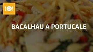 COMO FAZER Bacalhau a Portucale [upl. by Almire863]