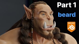 Blender  New Hair System  Beard [upl. by Frentz]