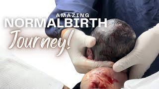 After cut baby out Normal spontaneous delivery birthvlog newborn [upl. by Sessler]