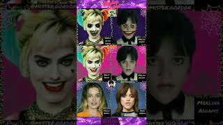 Harley Quinn Creepy Vs Merlina Wednesday CreepyTikTok Challenge Terror Humor shorts YouTube [upl. by Sorensen242]