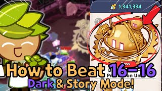 How to Beat 1616 Dark ModeStory LV70 Cookies  Cookie Run Kingdom [upl. by Roswald]