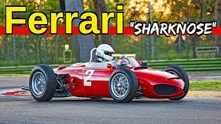 2x Ferrari 156 F1 quotSharknosequot  15 Litre V6 Engine WarmUp Sound amp Action at Imola Circuit [upl. by Dalia]