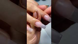 Aplicación del polimero en zona de cutícula 🥰🥰 me encanta nails nailsart nailsnailsnails [upl. by Atibat]