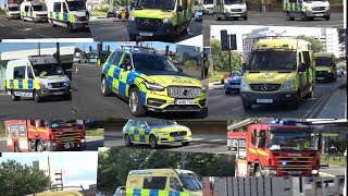 The Liverpool Riots Of 2024  Compilation Of Emergency Vehicles Responding [upl. by Dillon640]