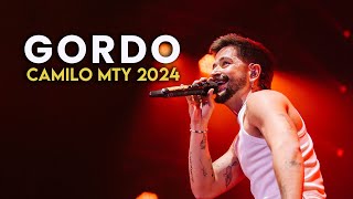 Gordo  Camilo en vivo Monterrey 2024 4K [upl. by Sidoma]