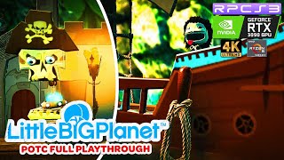 LittleBigPlanet Pirates of the Caribbean Kit Full Playthrough  RPCS3 [upl. by Alethia]