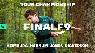 2020 Disc Golf Pro Tour Championship  Final F9  Heimburg Jones Dickerson Hannum  Jomez [upl. by Enneirda]