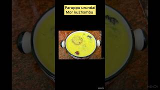 👆🏻FULL VIDEO  Paruppu urundai mor kuzhambu  Paruppu vada mor kulambu  Quick and easy recipe [upl. by Atteynod258]