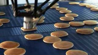 High Speed Pancake stacking with Flexpicker Robots [upl. by Nodnahs]