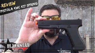 Review Pistola KWC K17 Spring  Mola  Airsoft [upl. by Arataj461]