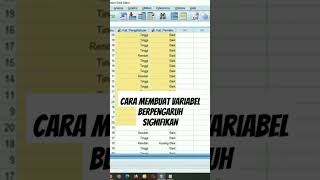 Cara Membuat Variabel Berhubungan signifikan statistik tutorial excel [upl. by Felicia]