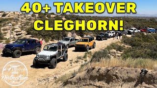 40 Rigs Takeover Cleghorn Toyotas Jeeps Land Rovers and Fords at Cleghorn Trail [upl. by Araik]