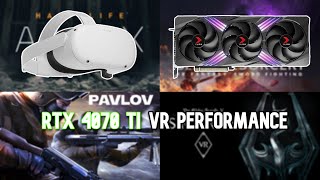 RTX 4070 Ti VR Performance Benchmark In 5 VR Games [upl. by Junno]