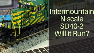 Will it run N scale DCC Intermountain SD402 in MKT colors Trains with Shane Ep77 [upl. by Lenor]