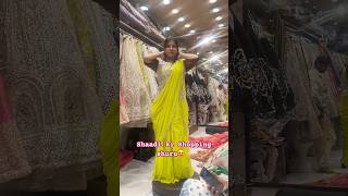 Shaadi ki shopping✨ shorts youtubeshorts minivlog [upl. by Nallac]