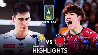 PERUGIA vs TRENTINO  Highlights  Pallavolo Superlega 2024 [upl. by Novelia]