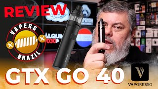 Vaporesso GTX Go 40  A Vape Pen que Substituiu Sky Solo [upl. by Sirroned]