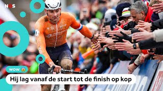 Mathieu van der Poel pakt zesde wereldtitel veldrijden [upl. by Oakley]