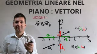 Geometria nel piano  vettori  prodotto scalare componentivettori paralleli e perpendicolari [upl. by Ahtabbat]