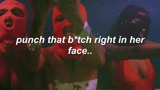 smack a btch  rico nasty  slowed  reverb 8d w lyrics [upl. by Lauralee351]