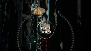 Radio Rock Fill Practice I 130 BPM I Drum Loop [upl. by Dragone443]