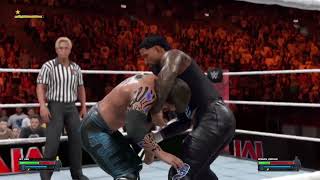 FULL MATCH Roman vs jey uso world heavyweight championship  wwe 2k24 [upl. by Nnylorac104]