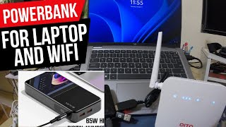 BAVIN Powerbank Pwede sa Laptop and WIFI Modem [upl. by Oryaj]