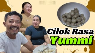 MENCOBA RESEP MEMBUAT CILOK FULL GAJIH [upl. by Nywloc834]