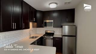 See inside Oakdale Terrace Apartment 510 in Lakeview Chicago [upl. by Euqirrne]